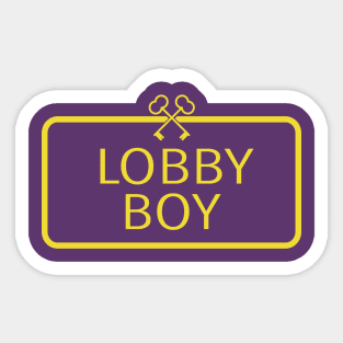 Lobby Boy Sticker